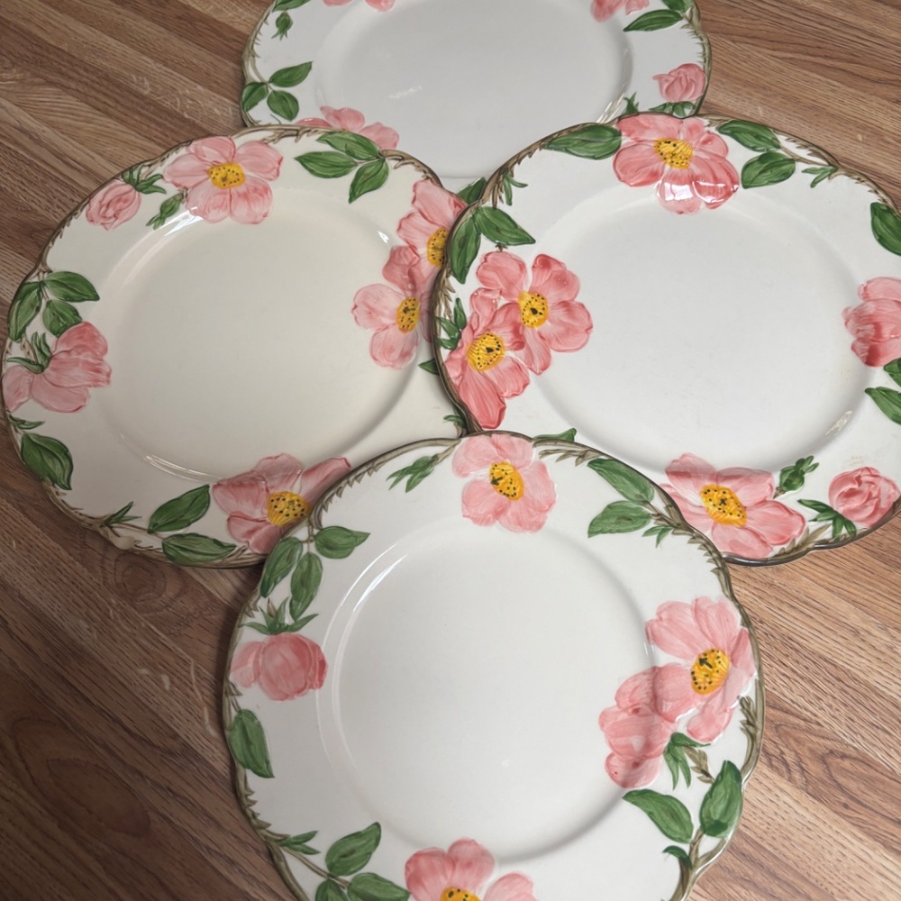FRANCISCAN DESERT ROSE PLATES - Picture 6 of 6